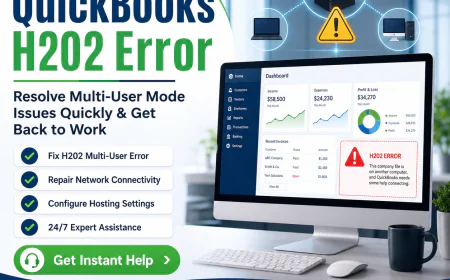 QuickBooks H202 Error When Attempting Multi-User Mode on Windows: Complete Handbook