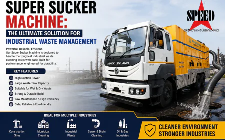 Super Sucker Machine: The Ultimate Solution for Industrial Waste Management