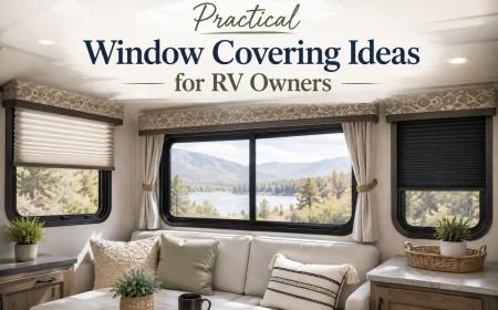 Practical Window Covering Ideas for RV Owners