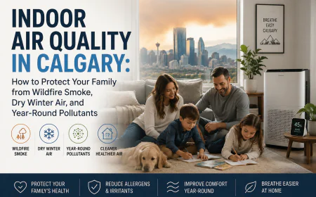 Indoor Air Quality in Calgary: How to Protect Your Family from Wildfire Smoke, Dry Winter Air, and Year-Round Pollutants
