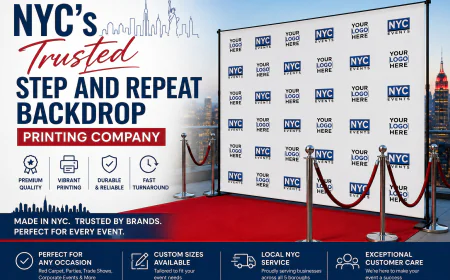 NYC’s Trusted Step and Repeat Backdrop Printing Company