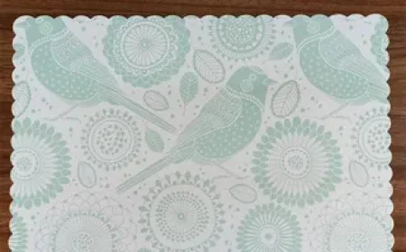 Custom placemats guide for home and cafe tables