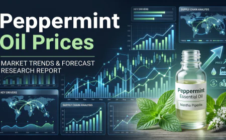 Peppermint Oil Price Trend Chart with Quarterly Forecast Prices and Index Insights
