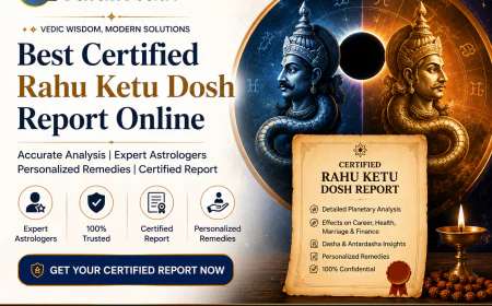 Best Certified Rahu Ketu Dosh Report Online | Expert Astrologer Analysis