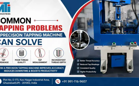 Common Tapping Problems a Precision Tapping Machine Can Solve