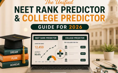 NEET Support: The Unified NEET Rank Predictor and College Predictor Guide for 2026