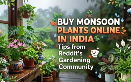 Buy Monsoon Plants Online in India: Tips from Reddit’s Gardening Community
