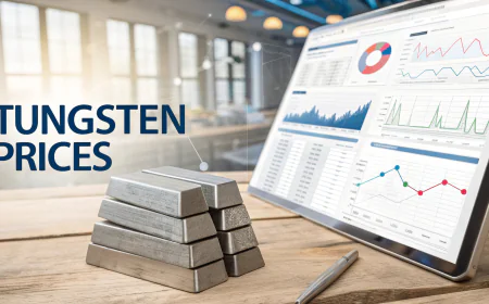 Tungsten Prices Index Analysis with Quarterly Trend and Forecast Prices Chart