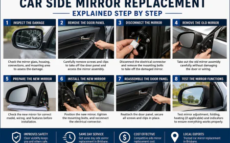 Car Side Mirror Replacement Explained Step by Step