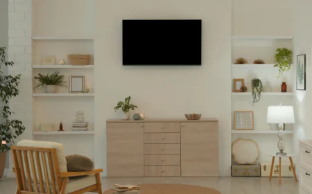 Space-Saving Benefits of Wall Mounted TV Cabinets for UK Homes