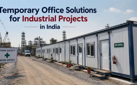 Temporary Office Solutions for Industrial Projects in India: Get Your Site Operational Faster