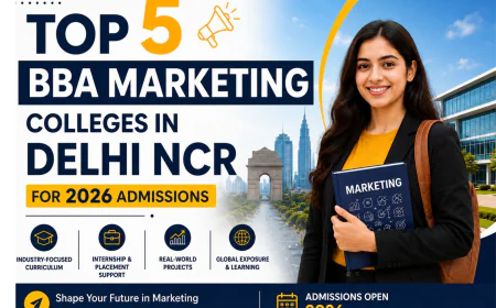 Top 5 BBA Marketing Colleges in Delhi NCR for 2026 Admissions