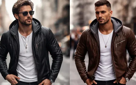 The Ultimate Guide to Men’s Hooded Leather Outerwear