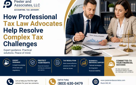 How Professional Tax Law Advocates Help Resolve Complex Tax Challenges