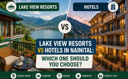 Lake View Resorts vs Hotels in Nainital: Which One Should You Choose?