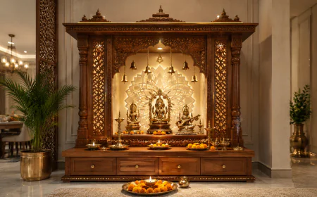 Custom Wooden Pooja Mandir Ideas That Blend Tradition and Elegance