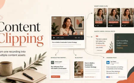 Content Clipping: A Practical System for Reusing Recorded Expertise
