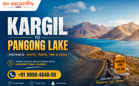 Kargil to Pangong Lake Distance: Route, Travel Time & Guide