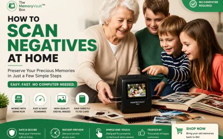 How to Scan Negatives at Home: Turn Old Film Into Digital Memories