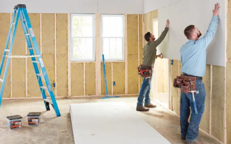 A Complete Guide to Drywall Installation for Strong and Smooth Interior Walls