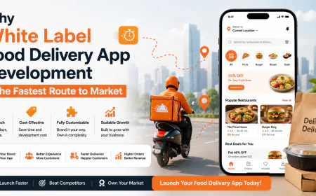 Why White Label Food Delivery App Development Is the Fastest Route to Market