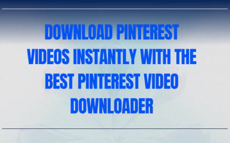 Download Pinterest Videos Instantly with the Best Pinterest Video Downloader