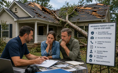 Insurance Property Claims Near Alabama: A Step-by-Step Guide for Homeowners After Property Damage