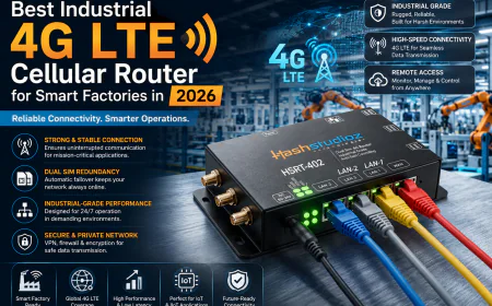 Best Industrial 4G LTE Cellular Router for Smart Factories in 2026