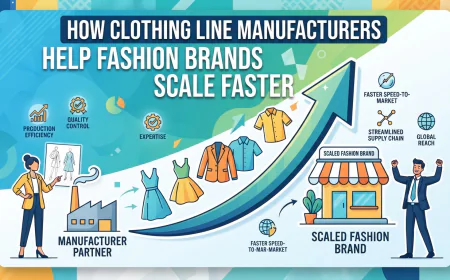 How Clothing Line Manufacturers Help Fashion Brands Scale Faster