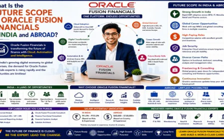 What Is the Future Scope of Oracle Fusion Financials in India and Abroad?