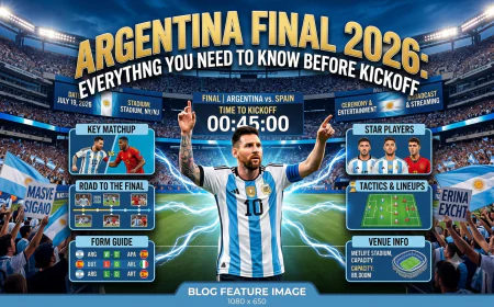 Argentina World Cup Final 2026: Everything You Need to Know Before Kickoff