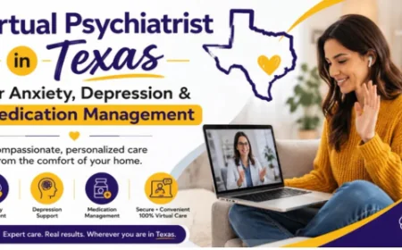 How Can a Virtual Psychiatrist in Texas Help Anxiety?