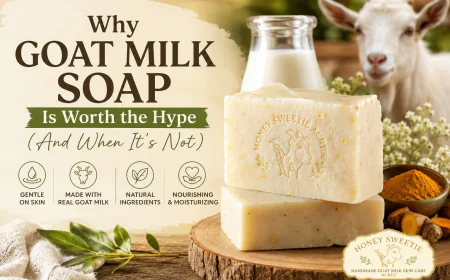 Goat Milk Soap Bar: Handmade & Turmeric Options for Sensitive Skin
