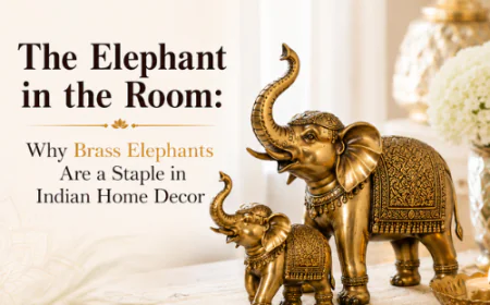 The Elephant in the Room: Why Brass Elephants Are a Staple in Indian Home Decor
