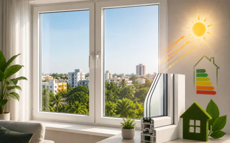 How uPVC Windows Improve Energy Efficiency in Chennai Homes 