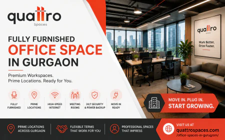 Why Choose Fully Furnished Office Space in Gurgaon for Growth
