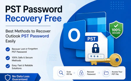 PST Password Recovery Free: Best Methods to Recover Outlook PST Password Easily