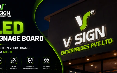 LED Signage Board Hyderabad: Boosting Business Visibility with Modern Signage