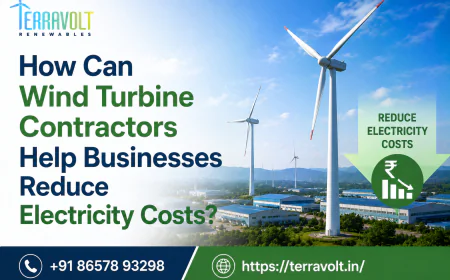 How Can Wind Turbine Contractors Help Businesses Reduce Electricity Costs?