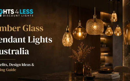Amber Glass Pendant Lights Australia