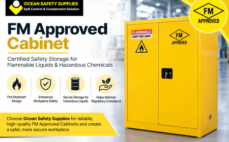 FM Approved Cabinet – Trusted Fire-Safe Chemical Storage Solutions | Ocean Safety Supplies