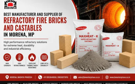 Best Manufacturer and Supplier of Refractory Fire Bricks and Castables in Morena, MP