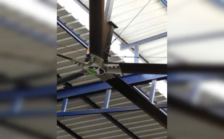 Industrial Cooling with HVLS Fan