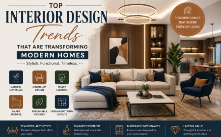 Top Interior Design Trends That Are Transforming Modern Homes