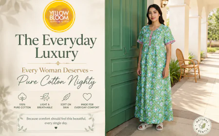 The Everyday Luxury Every Woman Deserves – Pure Cotton Nighty
