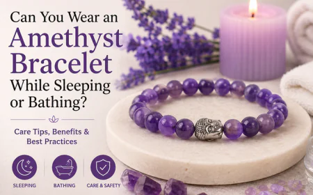 Can You Wear an Amethyst Bracelet While Sleeping or Bathing?