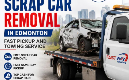 Free Scrap Car Removal in Edmonton: Fast Pickup and Towing Service