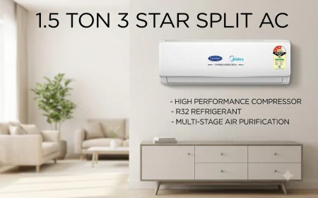 Carrier Midea India: The Best Choice for a 1.5 Ton 3 Star Split AC in India