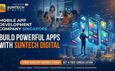 Mobile App Development Company Singapore – Build Powerful Apps with Suntech Digital