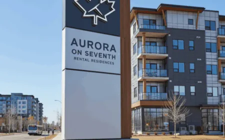 How Custom Multi-Unit Building Signs in Edmonton Enhance Property Branding and Tenant Visibility